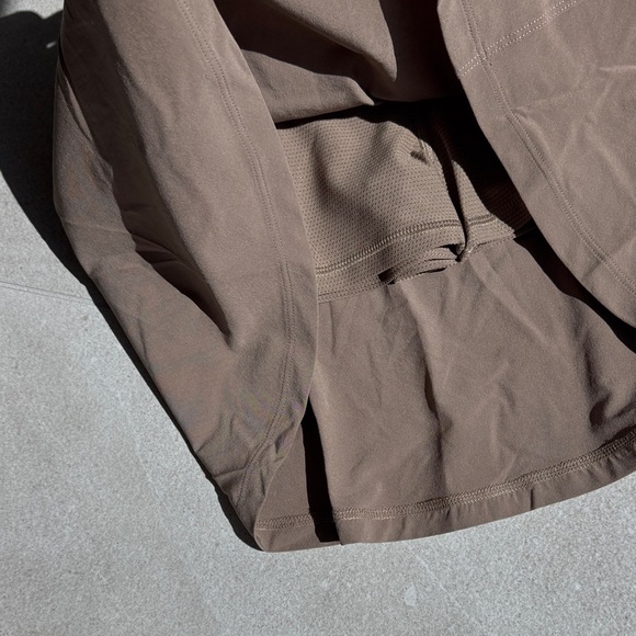 NEW! Athleta Girl School Day Uniform Skort SMALL 7 Khaki Brownstone Beige - Picture 4 of 8